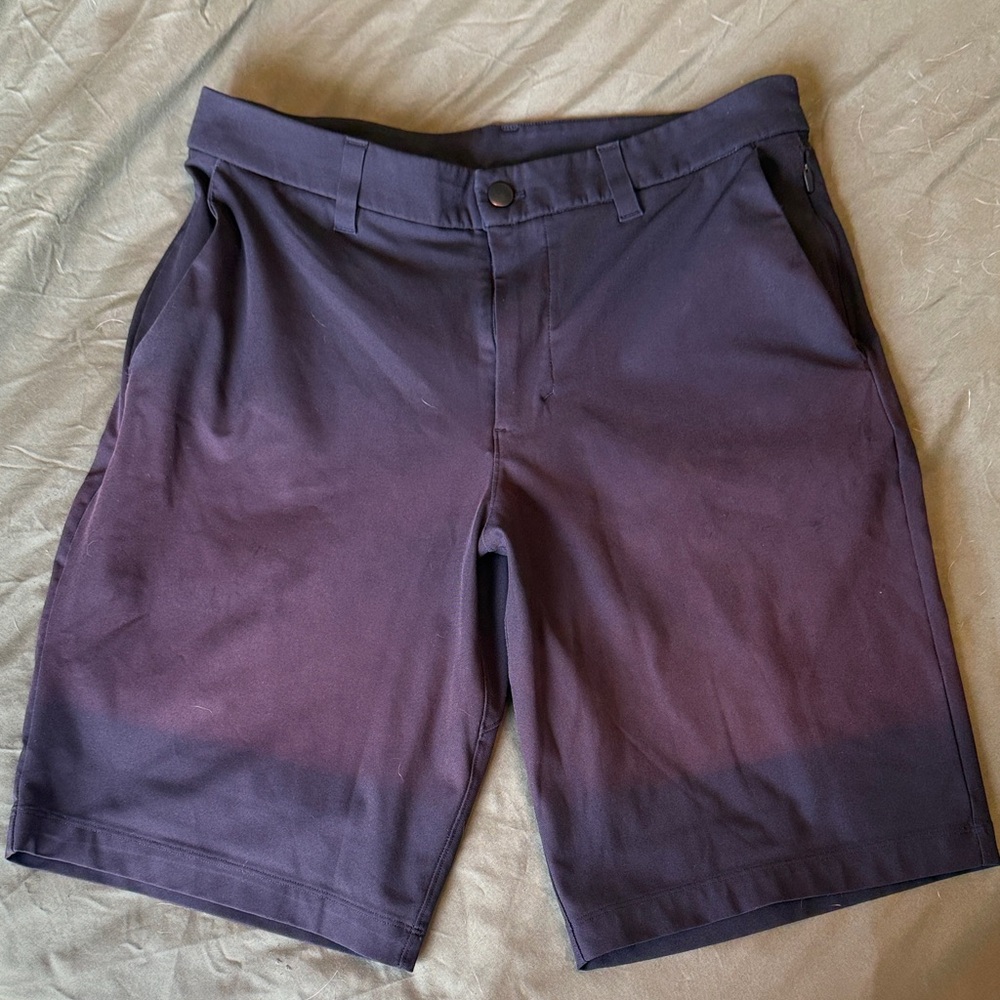 Men's Lululemon Black/Purple Ombre Shorts